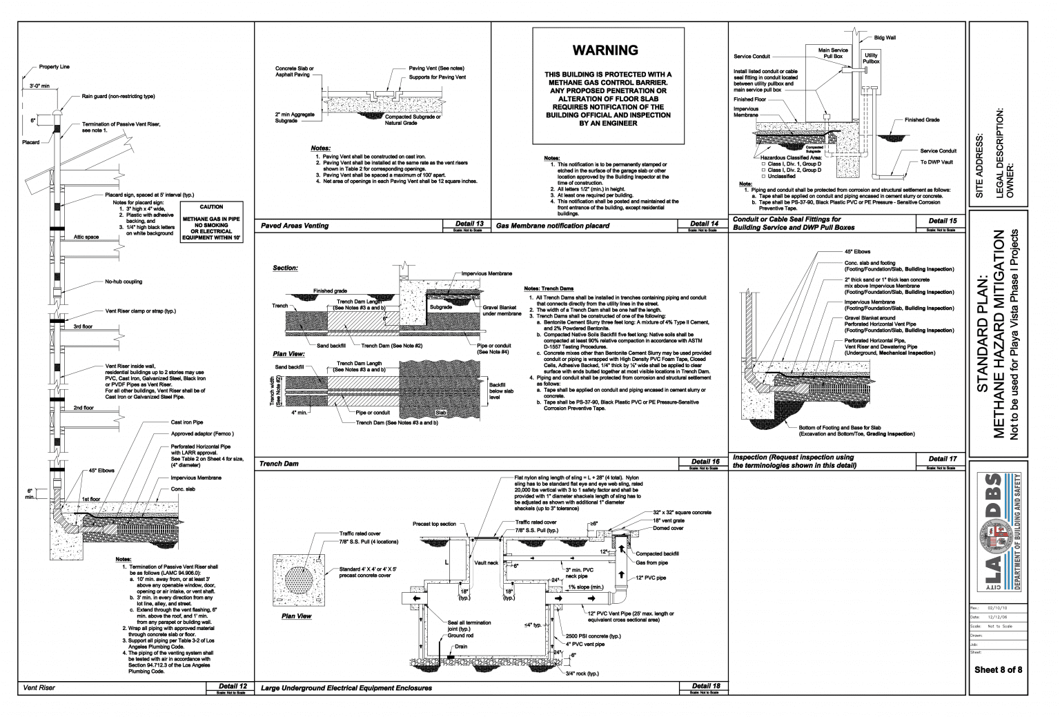 City of Los Angeles Methane Mitigation Standards LADBS Plan Page 8 ...