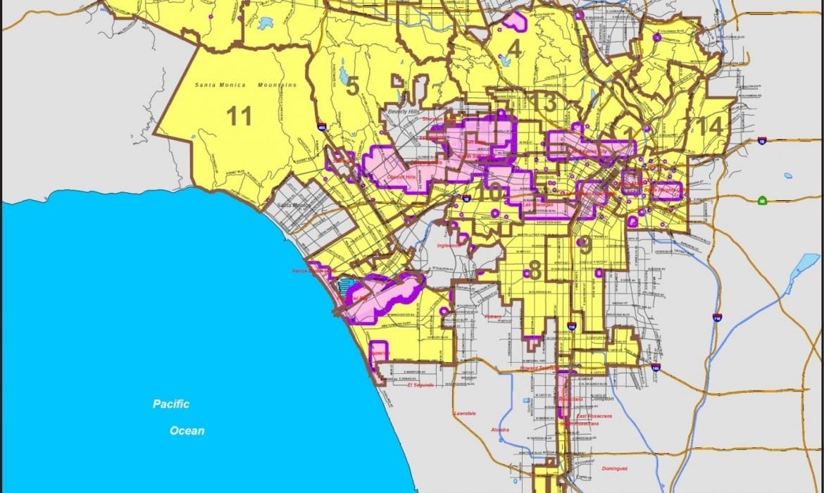 Los Angeles Methane Zones Map » Geo Forward